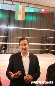World Wrestling Entertainment (WWE) Senior Vice President – Canyon Ceman visit Wrestle Square Training Center